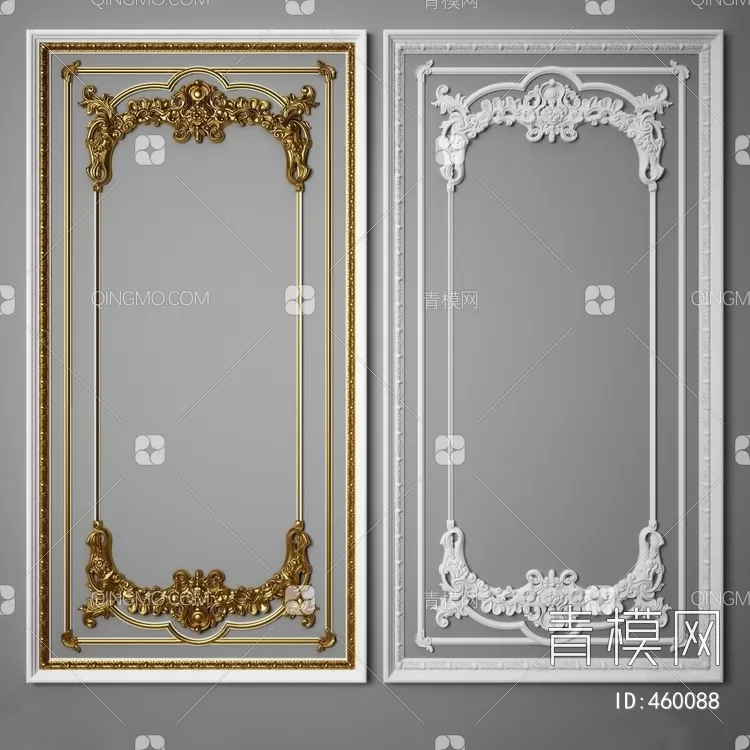 CLASSIC – MOULDING 3DS MODELS – WALL CORNER – 158 CLASSIC – MOULDING 3DS MODELS – WALL CORNER – 158