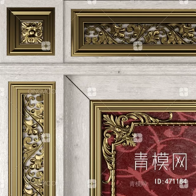 CLASSIC – MOULDING 3DS MODELS – WALL CORNER – 162 CLASSIC – MOULDING 3DS MODELS – WALL CORNER – 162