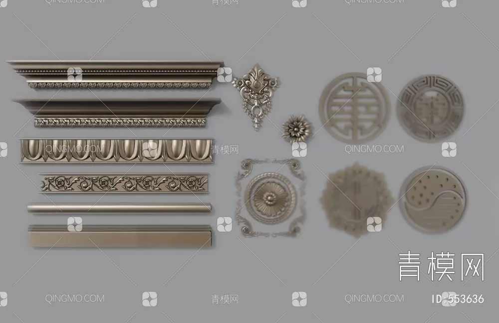 CLASSIC – MOULDING 3DS MODELS – WALL CORNER – 182 CLASSIC – MOULDING 3DS MODELS – WALL CORNER – 182