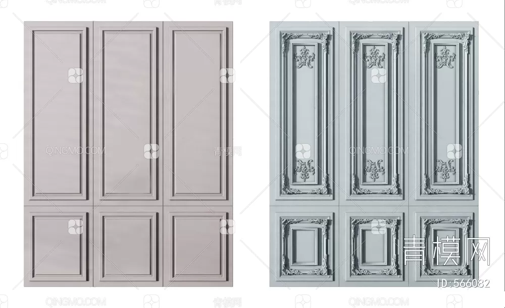 CLASSIC – MOULDING 3DS MODELS – WALL CORNER – 186 CLASSIC – MOULDING 3DS MODELS – WALL CORNER – 186