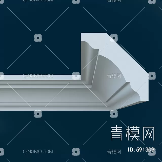 CLASSIC – MOULDING 3DS MODELS – WALL CORNER – 199 CLASSIC – MOULDING 3DS MODELS – WALL CORNER – 199