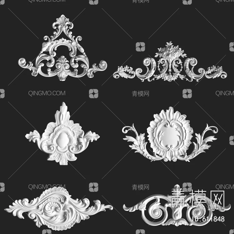 CLASSIC – MOULDING 3DS MODELS – WALL CORNER – 212 CLASSIC – MOULDING 3DS MODELS – WALL CORNER – 212