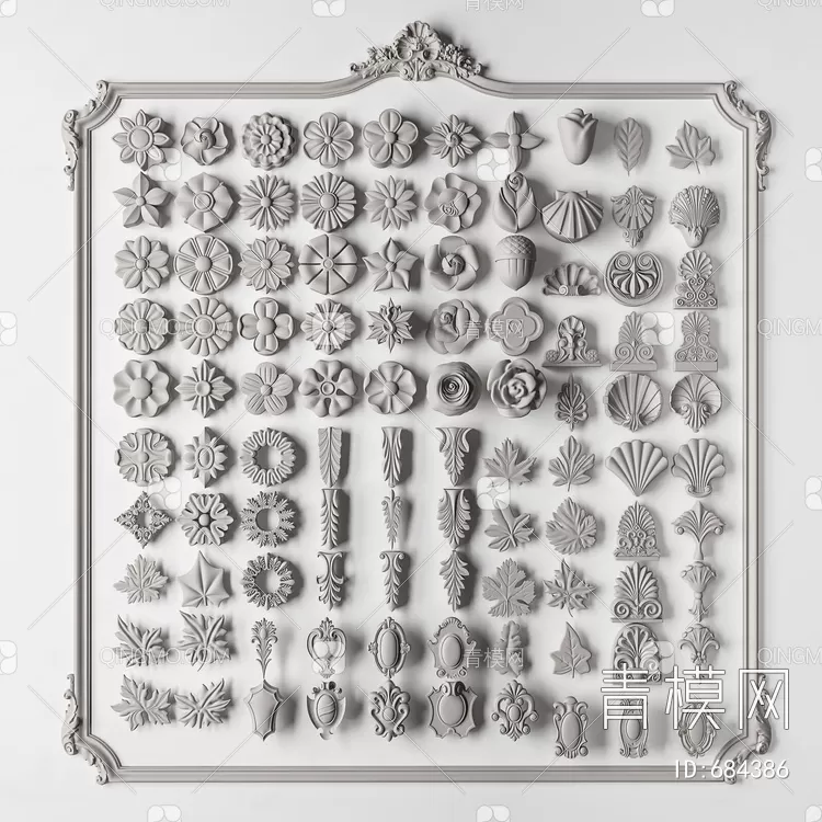 CLASSIC – MOULDING 3DS MODELS – WALL CORNER – 214 CLASSIC – MOULDING 3DS MODELS – WALL CORNER – 214