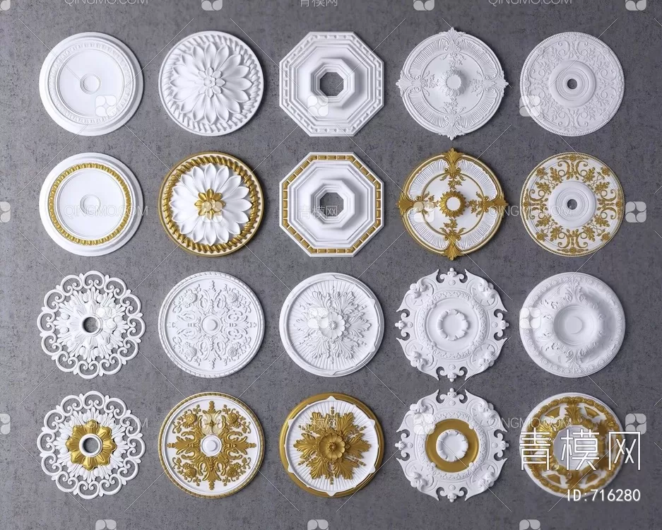 CLASSIC – MOULDING 3DS MODELS – WALL CORNER – 227 CLASSIC – MOULDING 3DS MODELS – WALL CORNER – 227