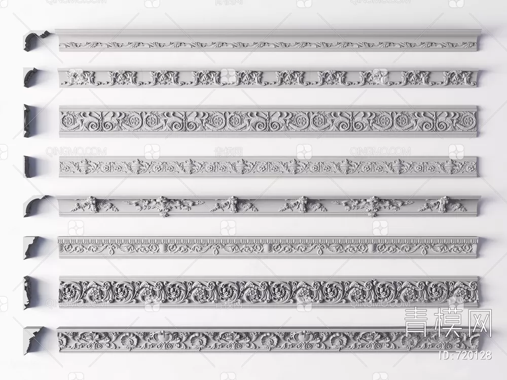 CLASSIC – MOULDING 3DS MODELS – WALL CORNER – 231 CLASSIC – MOULDING 3DS MODELS – WALL CORNER – 231