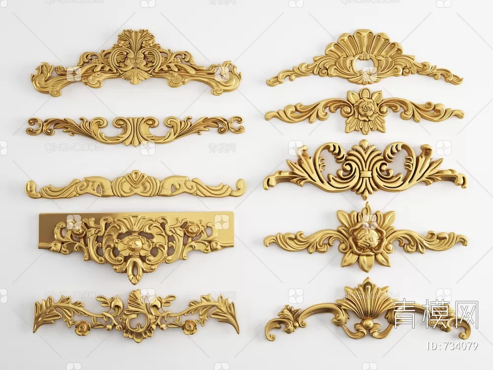 CLASSIC – MOULDING 3DS MODELS – WALL CORNER – 238 CLASSIC – MOULDING 3DS MODELS – WALL CORNER – 238