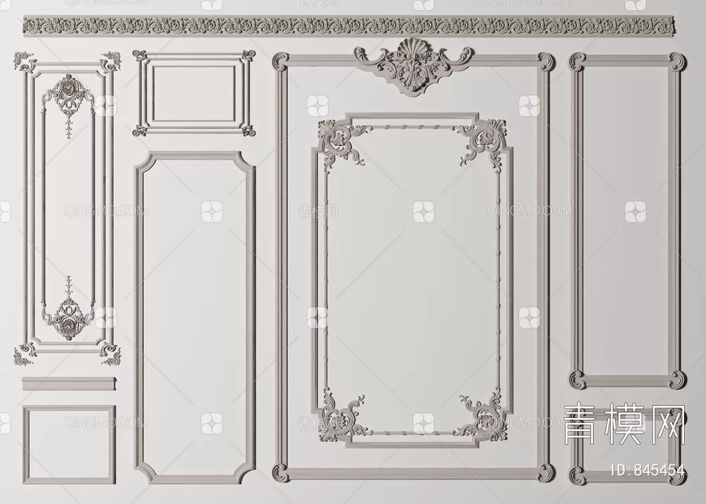 CLASSIC – MOULDING 3DS MODELS – WALL CORNER – 245 CLASSIC – MOULDING 3DS MODELS – WALL CORNER – 245