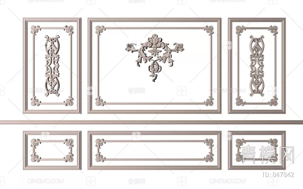 CLASSIC – MOULDING 3DS MODELS – WALL CORNER – 246 CLASSIC – MOULDING 3DS MODELS – WALL CORNER – 246