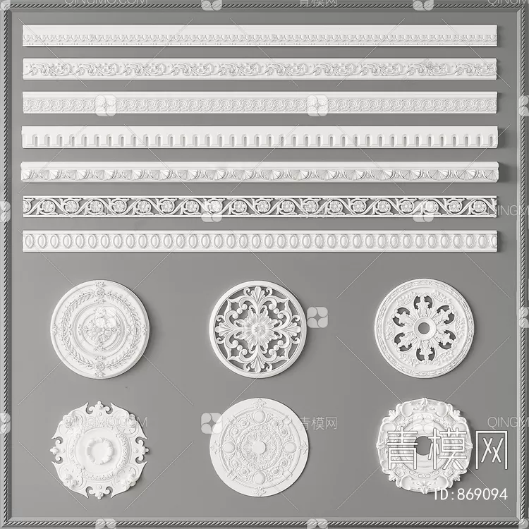 CLASSIC – MOULDING 3DS MODELS – WALL CORNER – 252 CLASSIC – MOULDING 3DS MODELS – WALL CORNER – 252