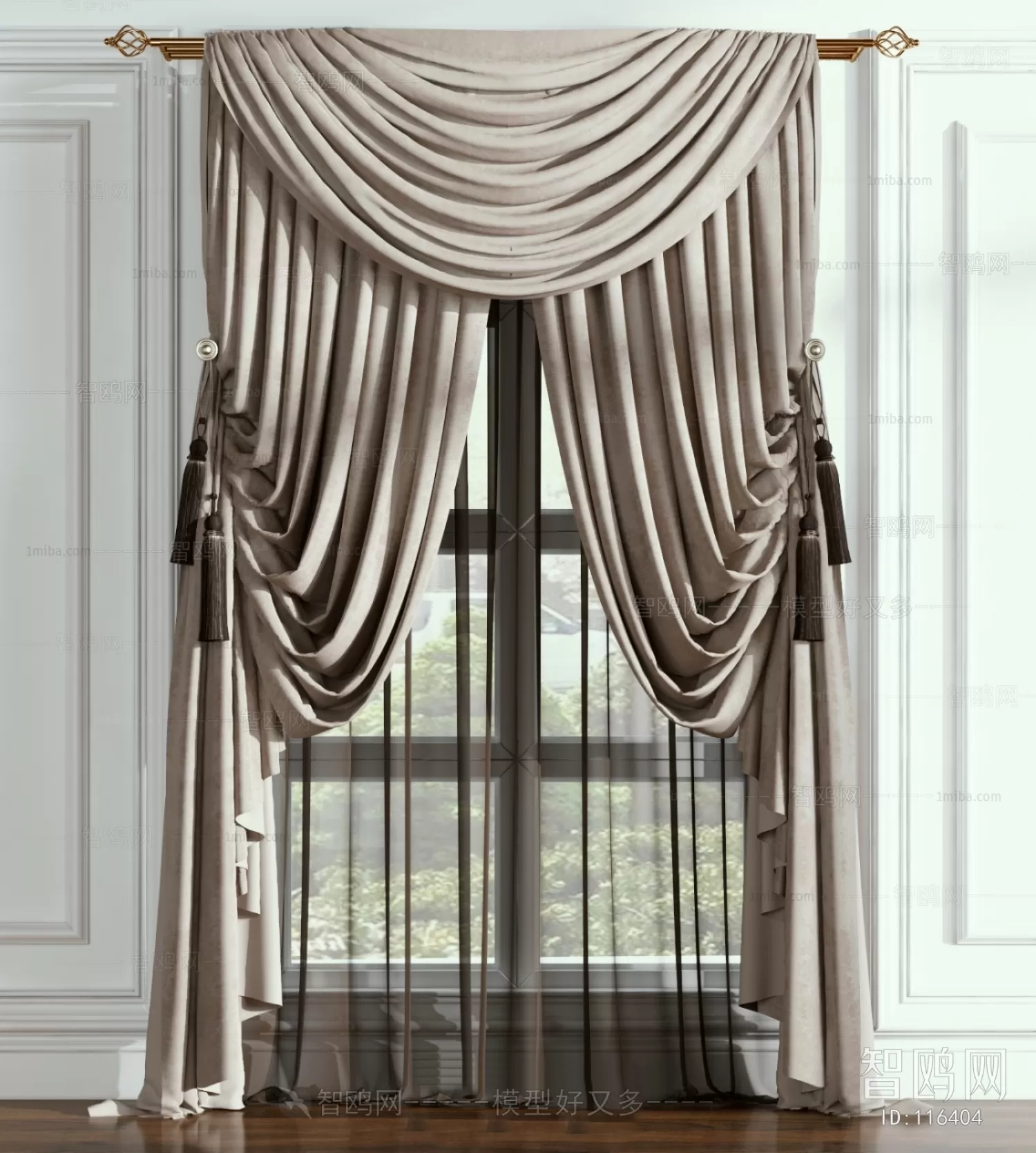 CLASSIC – CURTAIN 3DSMODELS – 003 CLASSIC – CURTAIN 3DSMODELS – 003