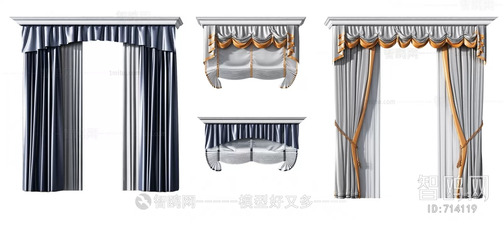 CLASSIC – CURTAIN 3DSMODELS – 006 CLASSIC – CURTAIN 3DSMODELS – 006