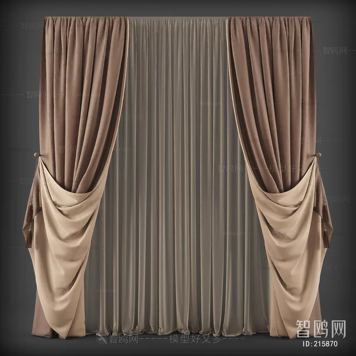 CLASSIC – CURTAIN 3DSMODELS – 010 CLASSIC – CURTAIN 3DSMODELS – 010