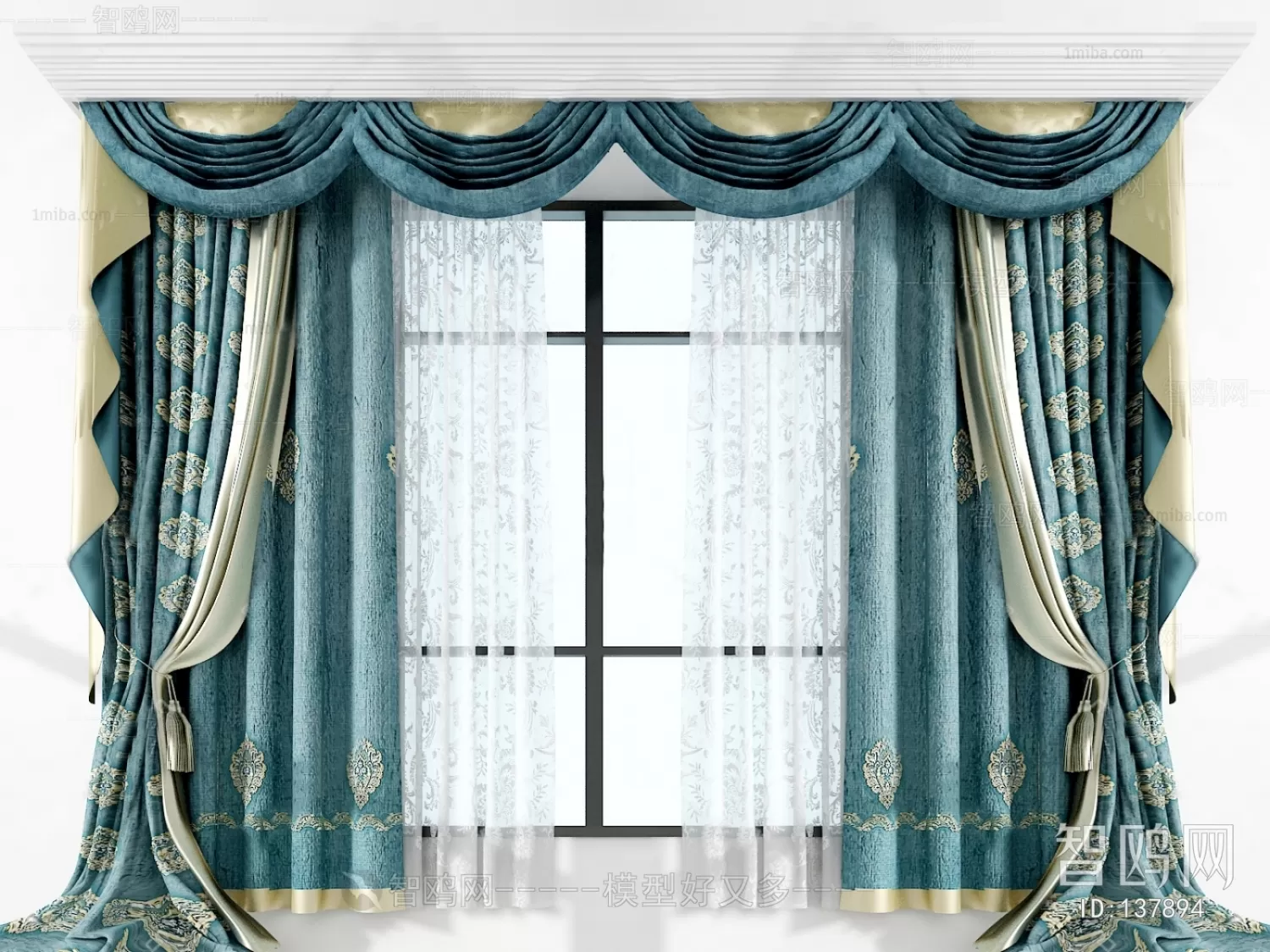 CLASSIC – CURTAIN 3DSMODELS – 015 CLASSIC – CURTAIN 3DSMODELS – 015