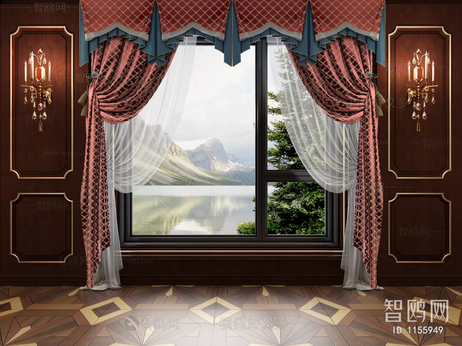 CLASSIC – CURTAIN 3DSMODELS – 018 CLASSIC – CURTAIN 3DSMODELS – 018