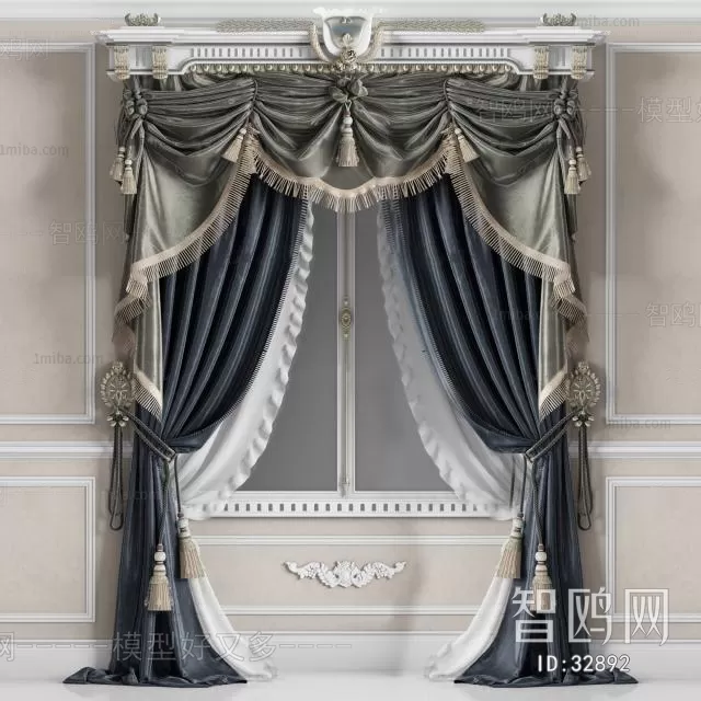 CLASSIC – CURTAIN 3DSMODELS – 020 CLASSIC – CURTAIN 3DSMODELS – 020