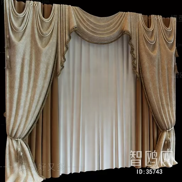 CLASSIC – CURTAIN 3DSMODELS – 021 CLASSIC – CURTAIN 3DSMODELS – 021