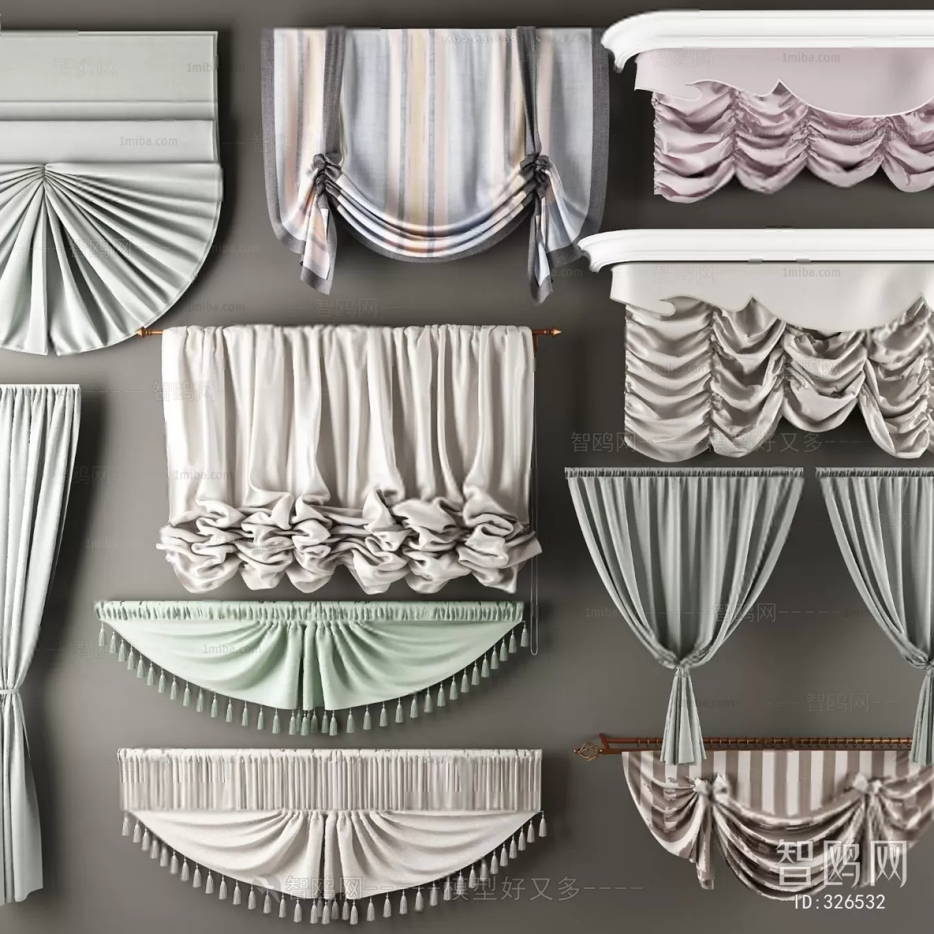 CLASSIC – CURTAIN 3DSMODELS – 023 CLASSIC – CURTAIN 3DSMODELS – 023