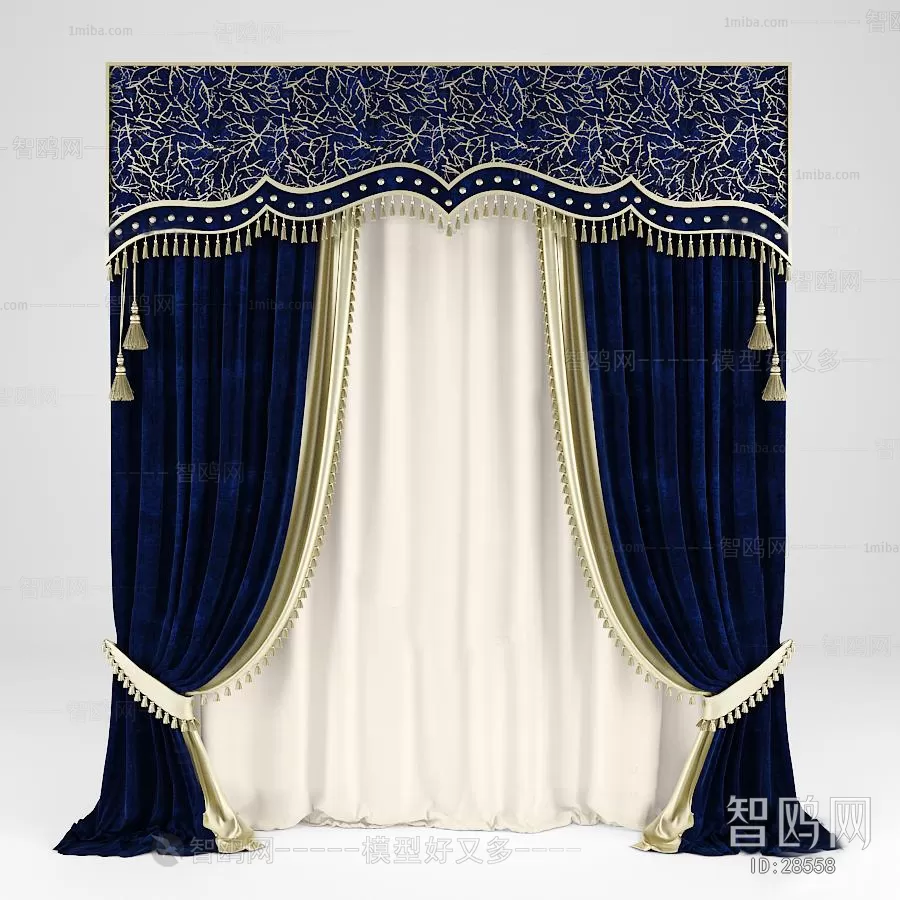 CLASSIC – CURTAIN 3DSMODELS – 026 CLASSIC – CURTAIN 3DSMODELS – 026