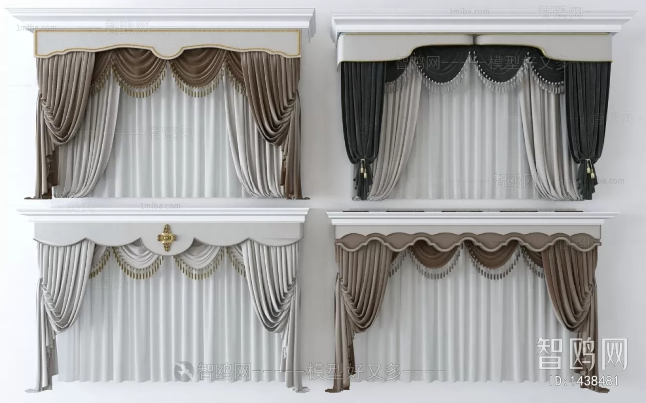 CLASSIC – CURTAIN 3DSMODELS – 027 CLASSIC – CURTAIN 3DSMODELS – 027