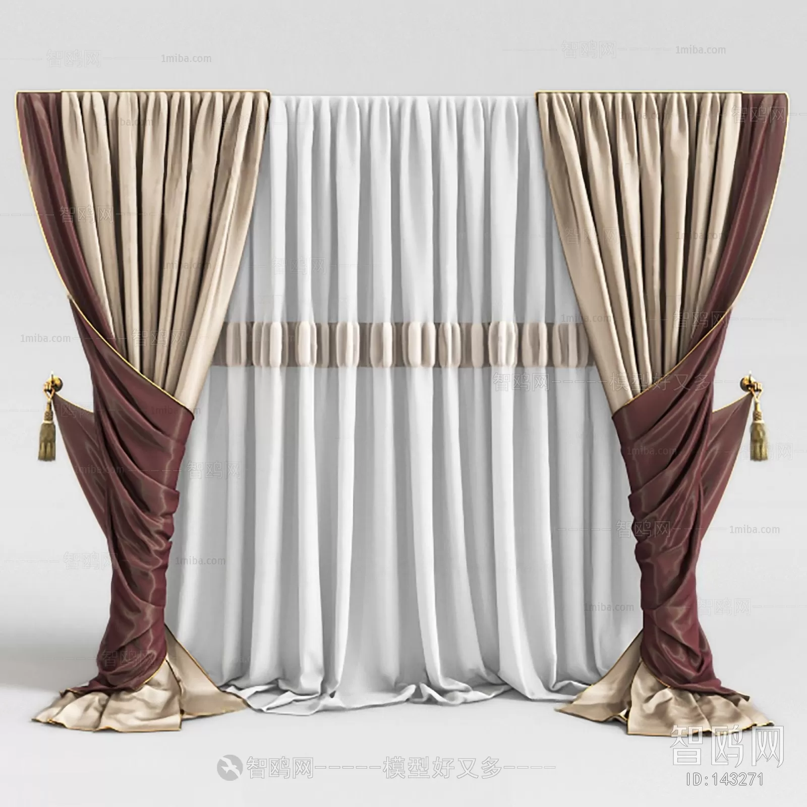 CLASSIC – CURTAIN 3DSMODELS – 033 CLASSIC – CURTAIN 3DSMODELS – 033