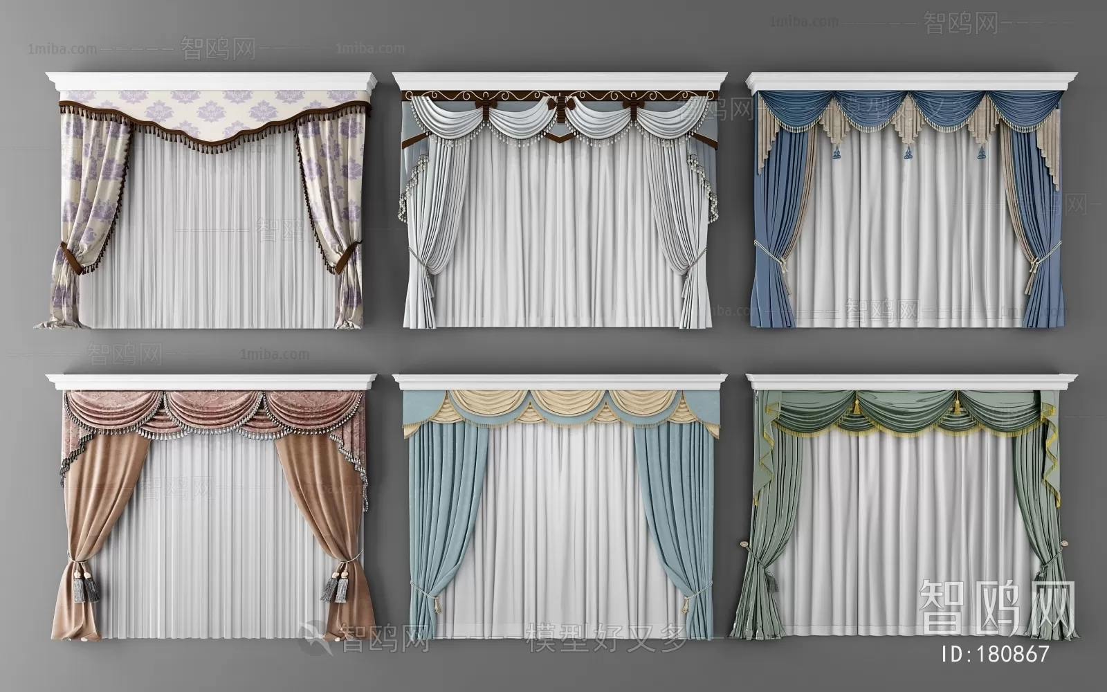 CLASSIC – CURTAIN 3DSMODELS – 034 CLASSIC – CURTAIN 3DSMODELS – 034