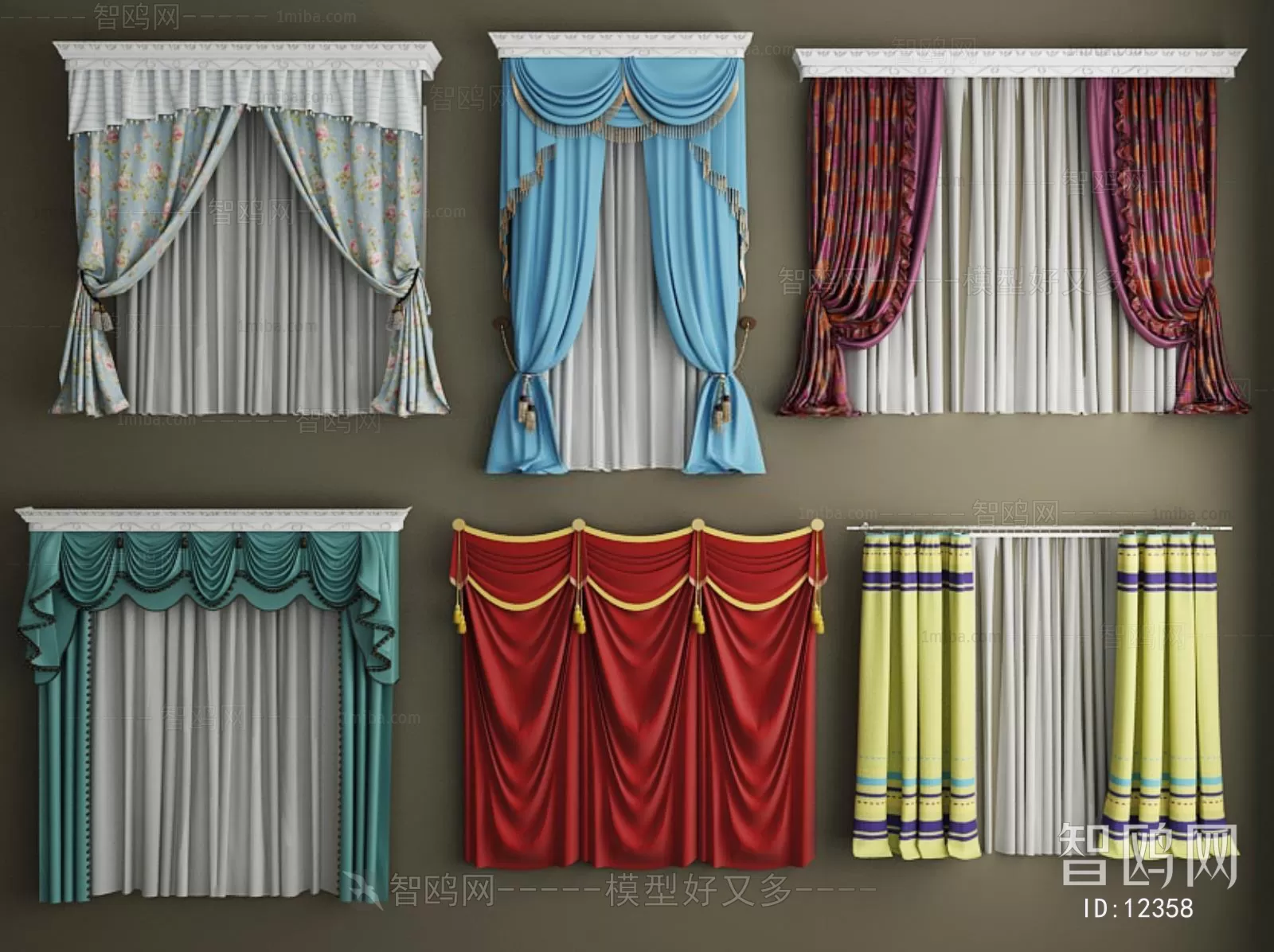 CLASSIC – CURTAIN 3DSMODELS – 035 CLASSIC – CURTAIN 3DSMODELS – 035