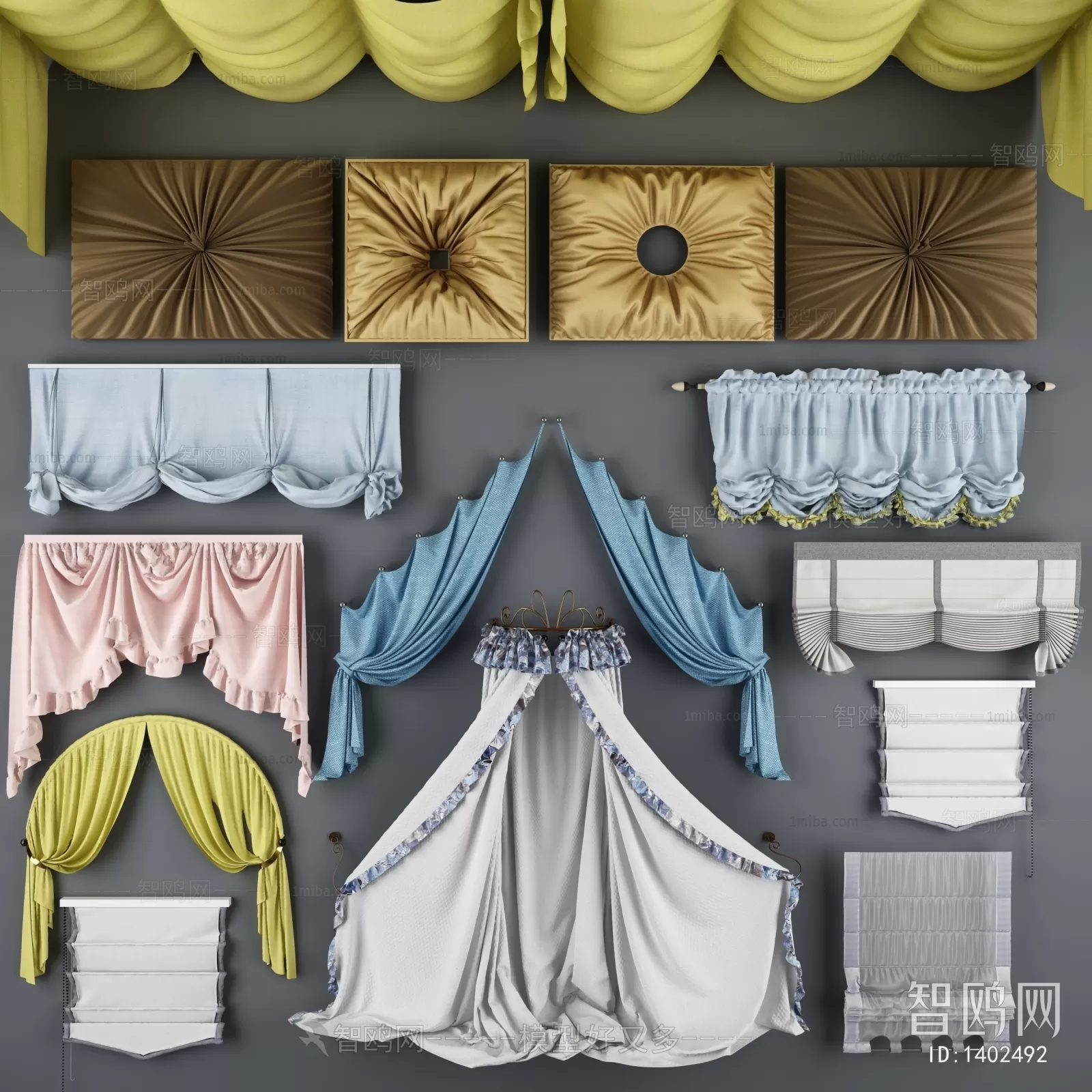 CLASSIC – CURTAIN 3DSMODELS – 038 CLASSIC – CURTAIN 3DSMODELS – 038