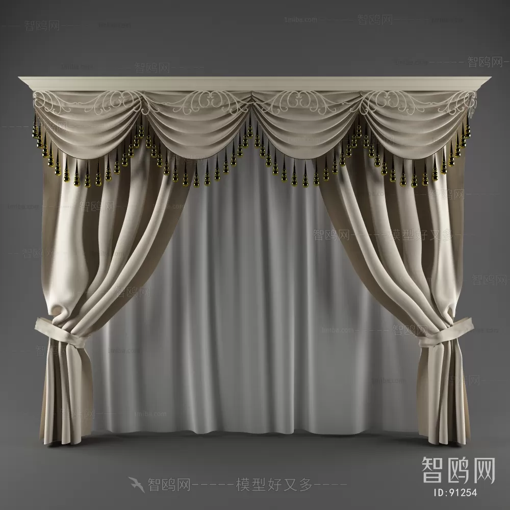 CLASSIC – CURTAIN 3DSMODELS – 042 CLASSIC – CURTAIN 3DSMODELS – 042