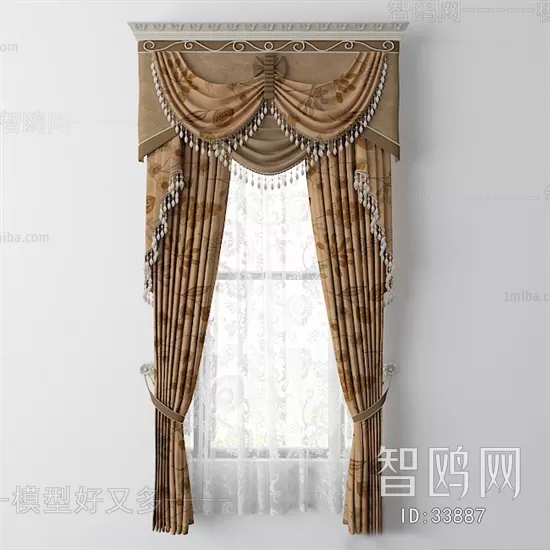 CLASSIC – CURTAIN 3DSMODELS – 043 CLASSIC – CURTAIN 3DSMODELS – 043