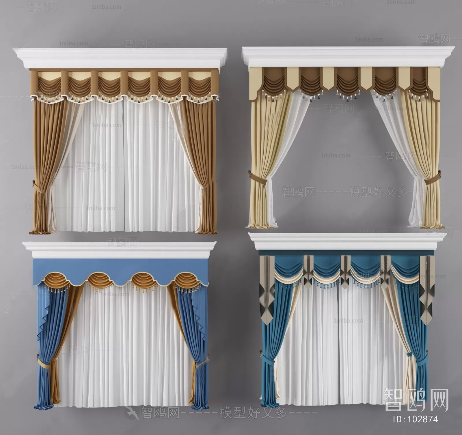 CLASSIC – CURTAIN 3DSMODELS – 044 CLASSIC – CURTAIN 3DSMODELS – 044