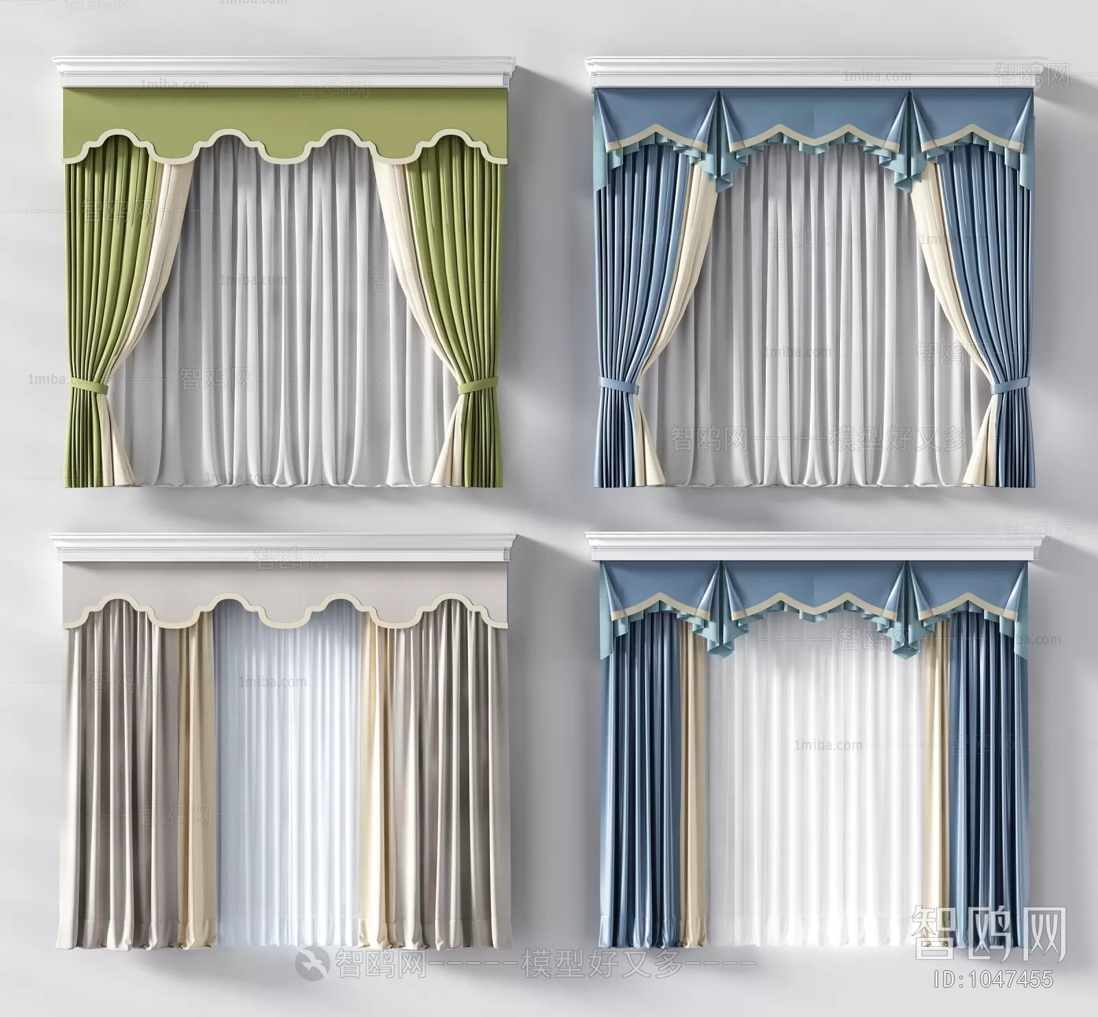 CLASSIC – CURTAIN 3DSMODELS – 045 CLASSIC – CURTAIN 3DSMODELS – 045