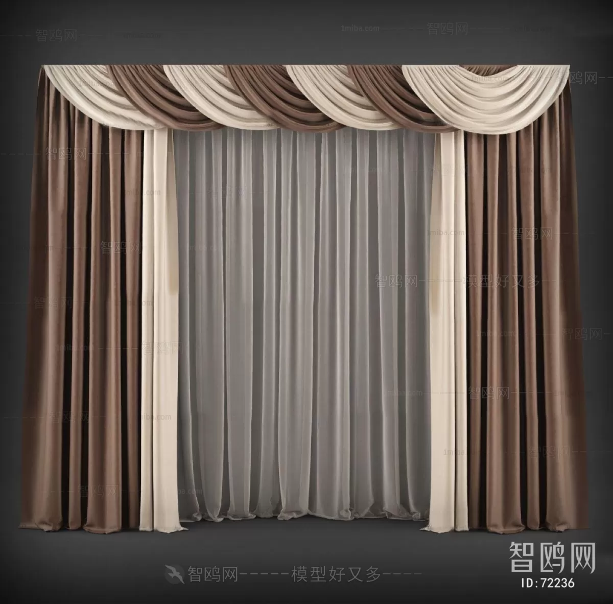 CLASSIC – CURTAIN 3DSMODELS – 047 CLASSIC – CURTAIN 3DSMODELS – 047