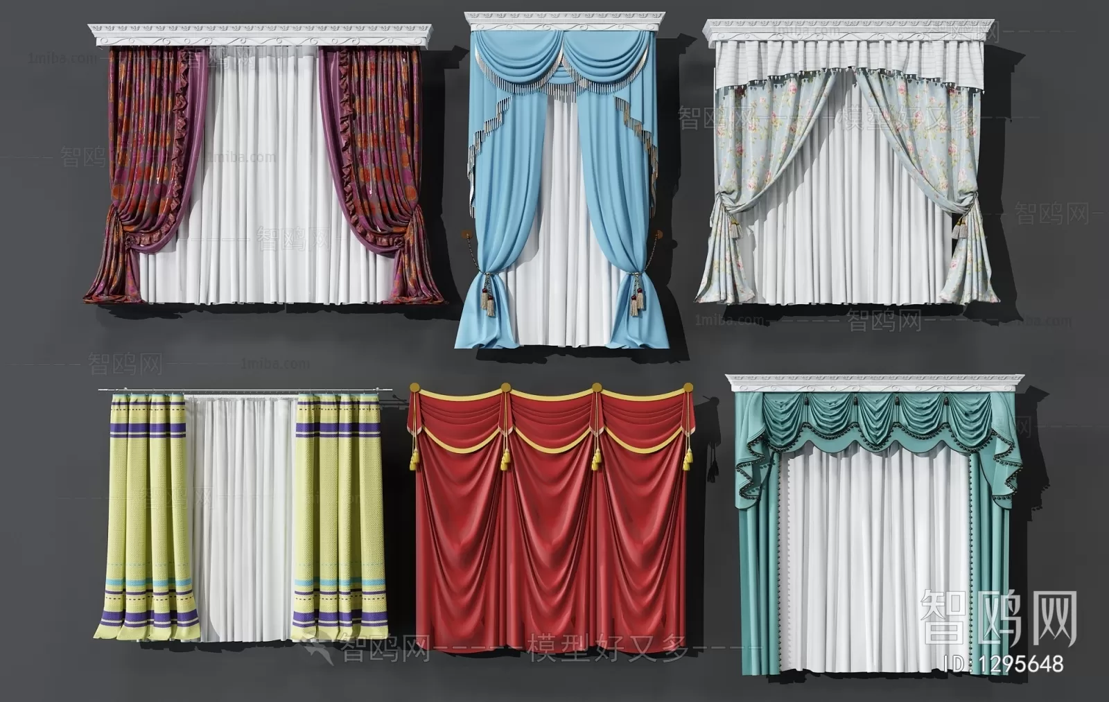 CLASSIC – CURTAIN 3DSMODELS – 048 CLASSIC – CURTAIN 3DSMODELS – 048