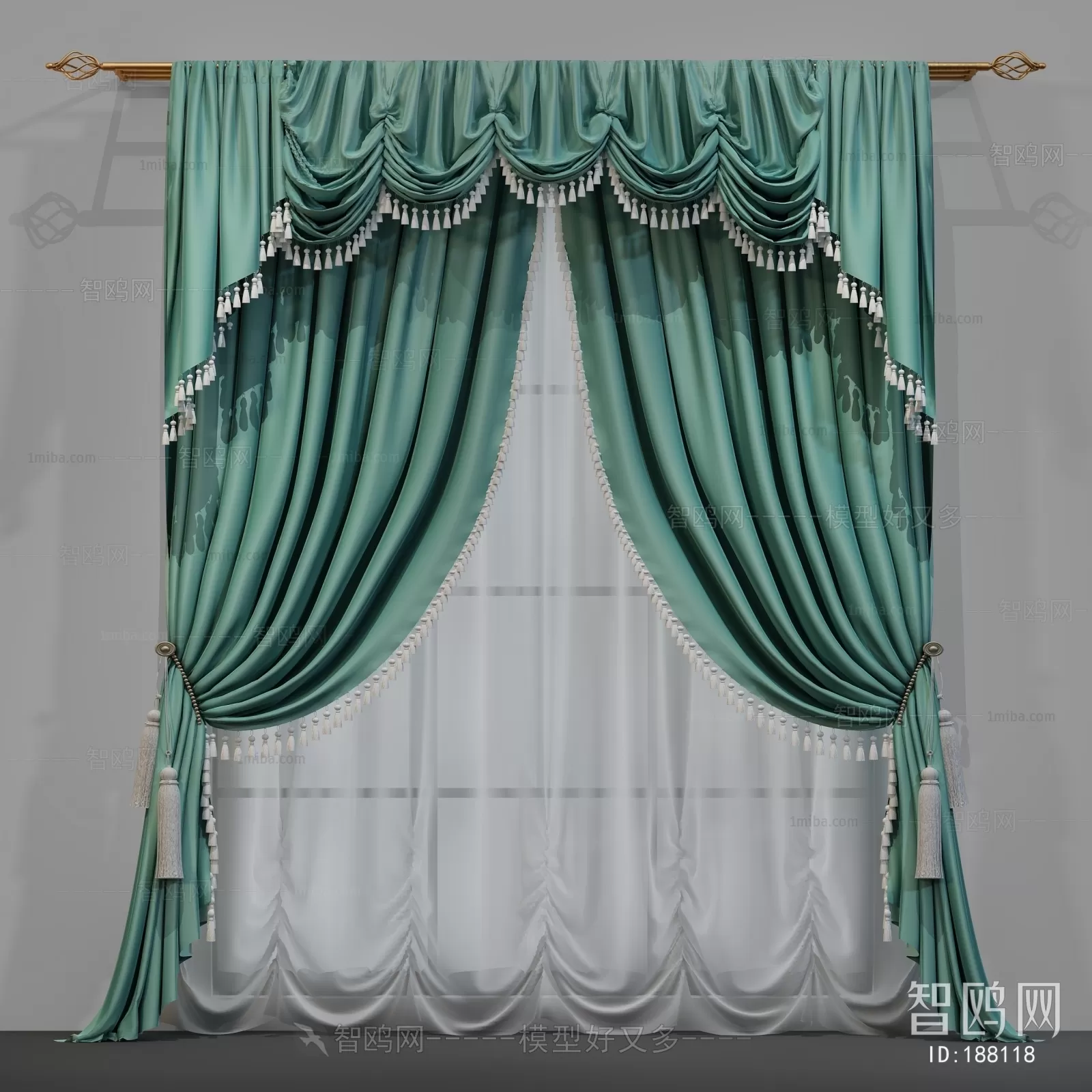 CLASSIC – CURTAIN 3DSMODELS – 052 CLASSIC – CURTAIN 3DSMODELS – 052