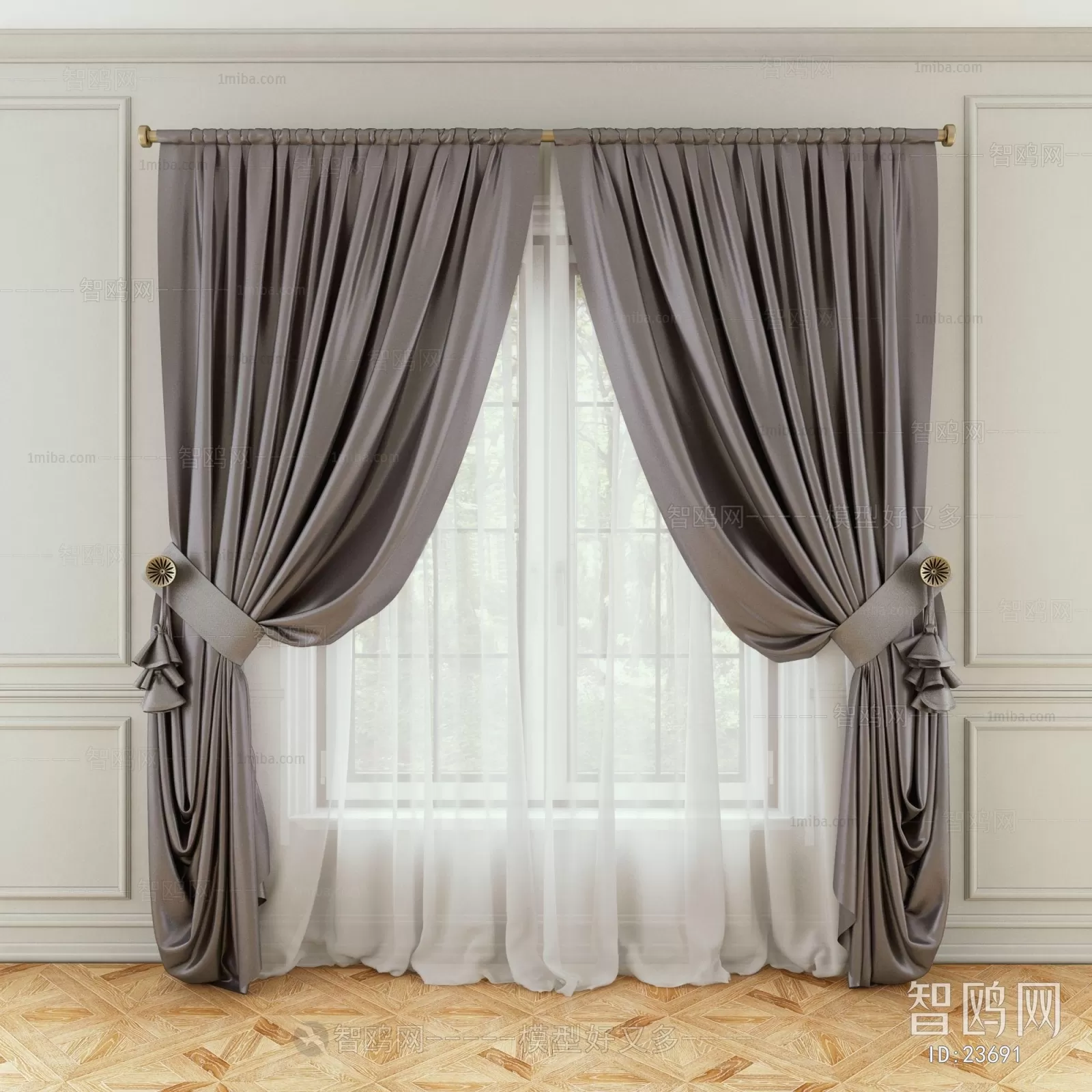 CLASSIC – CURTAIN 3DSMODELS – 053 CLASSIC – CURTAIN 3DSMODELS – 053