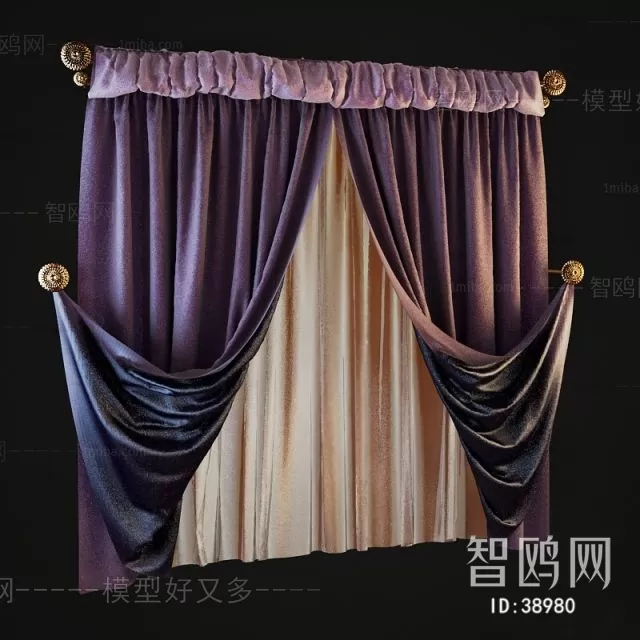 CLASSIC – CURTAIN 3DSMODELS – 056 CLASSIC – CURTAIN 3DSMODELS – 056
