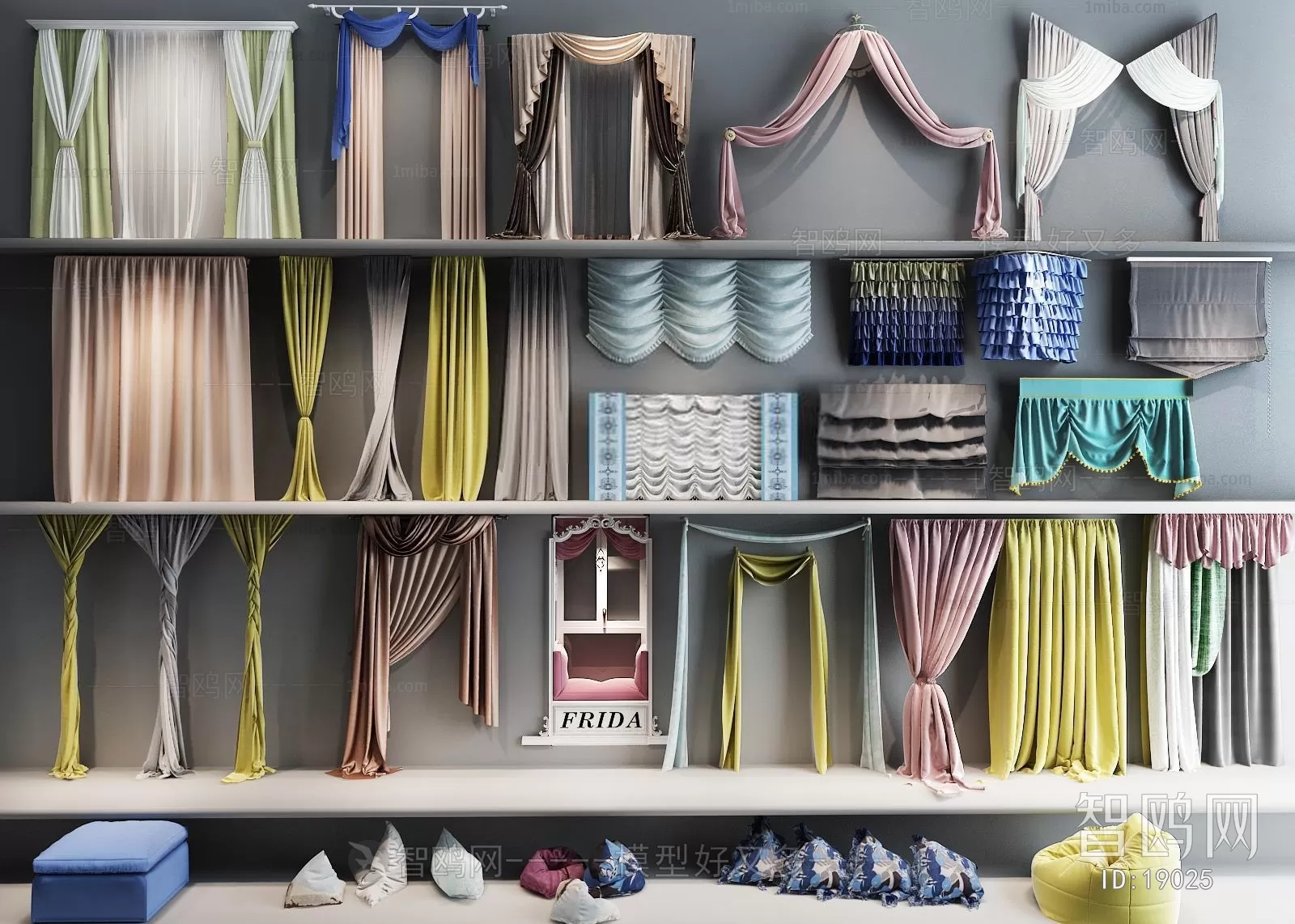 CLASSIC – CURTAIN 3DSMODELS – 062 CLASSIC – CURTAIN 3DSMODELS – 062