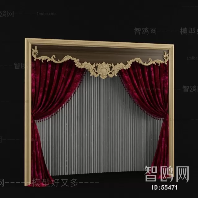 CLASSIC – CURTAIN 3DSMODELS – 063 CLASSIC – CURTAIN 3DSMODELS – 063
