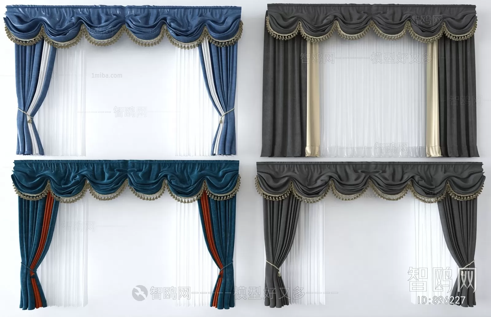 CLASSIC – CURTAIN 3DSMODELS – 065 CLASSIC – CURTAIN 3DSMODELS – 065