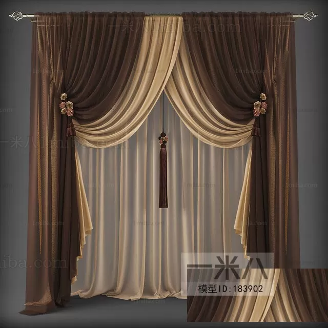 CLASSIC – CURTAIN 3DSMODELS – 066 CLASSIC – CURTAIN 3DSMODELS – 066