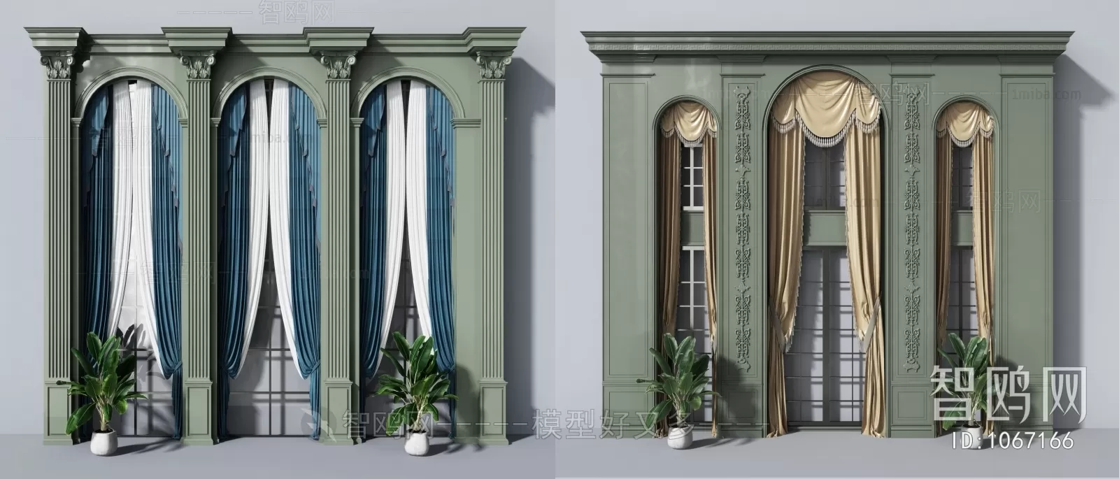 CLASSIC – CURTAIN 3DSMODELS – 068 CLASSIC – CURTAIN 3DSMODELS – 068