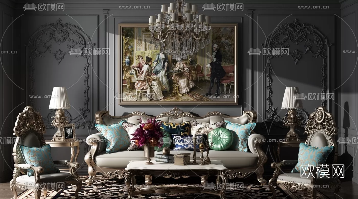 CLASSIC – SOFA CLASSIC 3DMODELS – 033 CLASSIC – SOFA CLASSIC 3DMODELS – 033