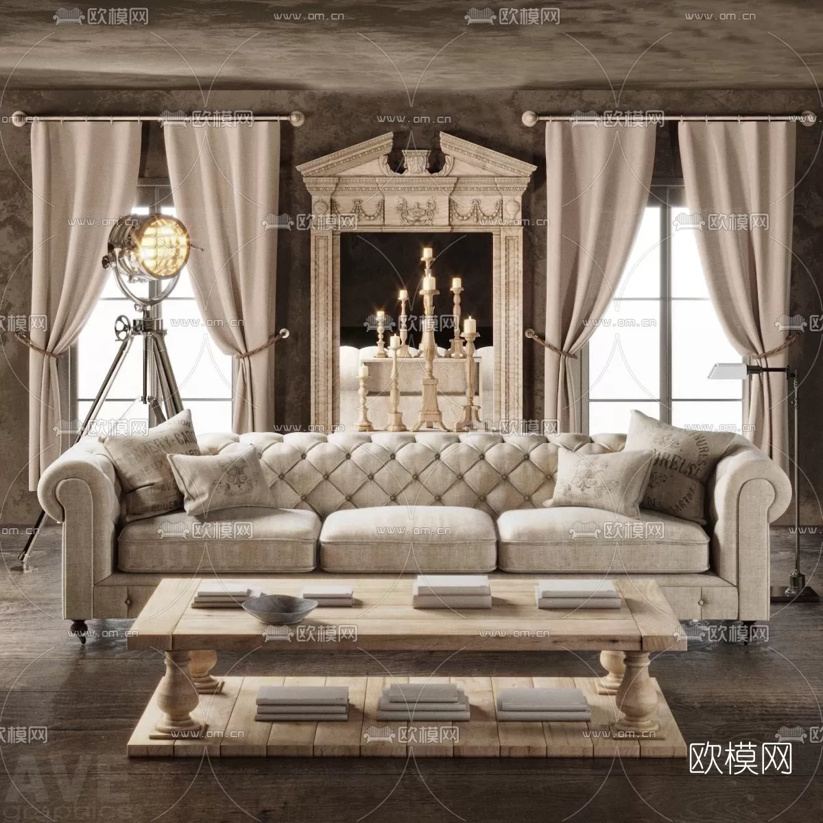 CLASSIC – SOFA CLASSIC 3DMODELS – 034 CLASSIC – SOFA CLASSIC 3DMODELS – 034