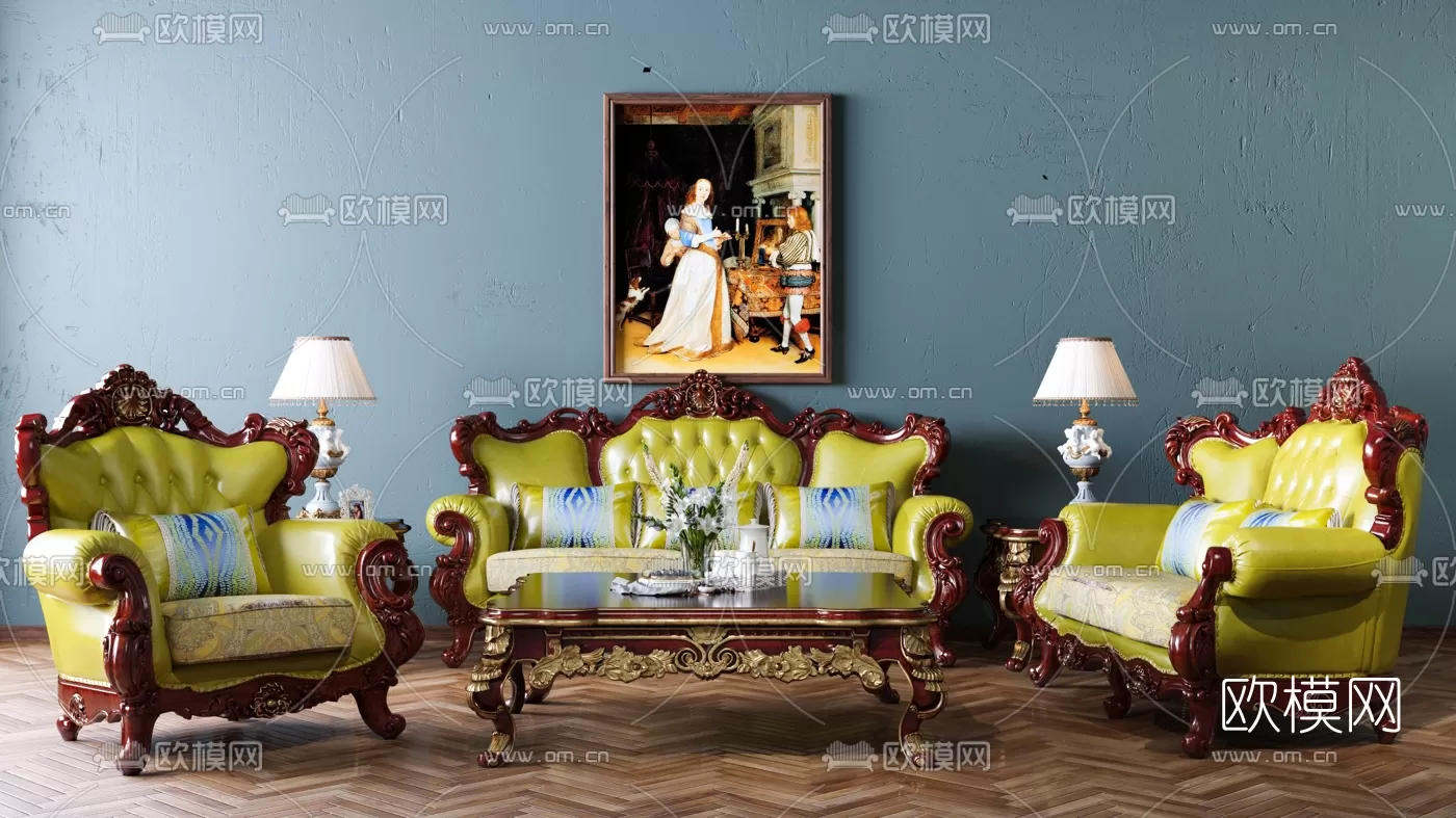 CLASSIC – SOFA CLASSIC 3DMODELS – 053 CLASSIC – SOFA CLASSIC 3DMODELS – 053