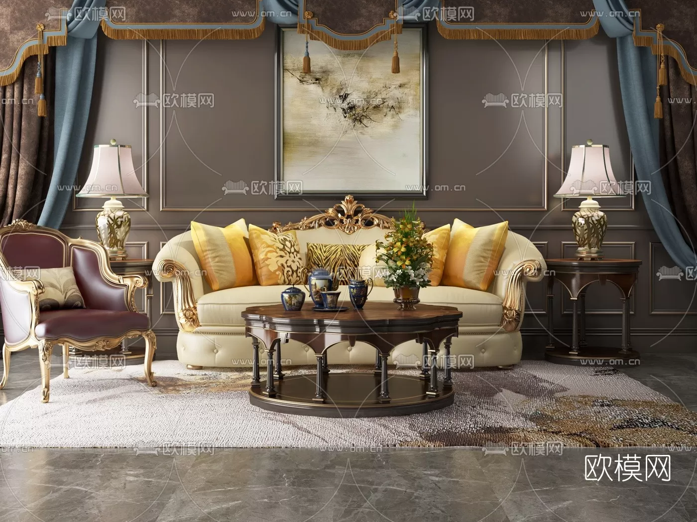 CLASSIC – SOFA CLASSIC 3DMODELS – 057 CLASSIC – SOFA CLASSIC 3DMODELS – 057