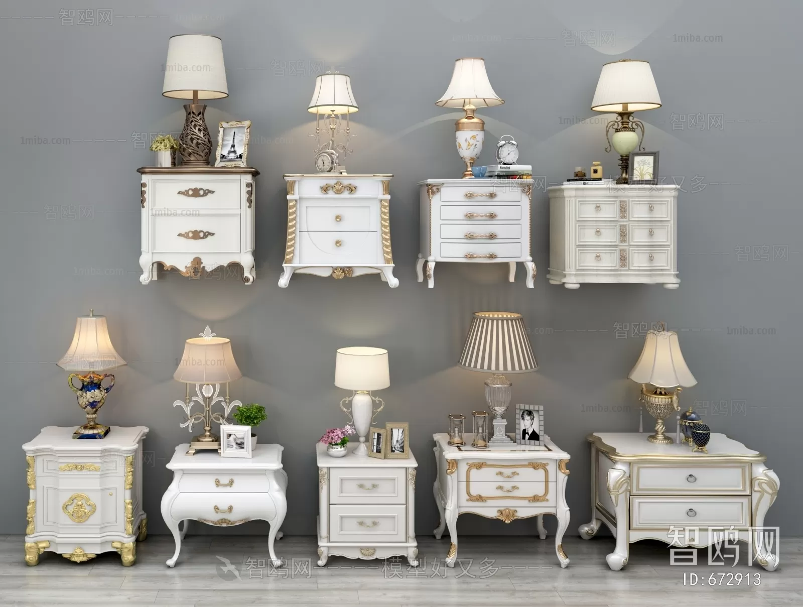 CLASSIC – BEDSIDE TAB 3D MODELS – 010 CLASSIC – BEDSIDE TAB 3D MODELS – 010