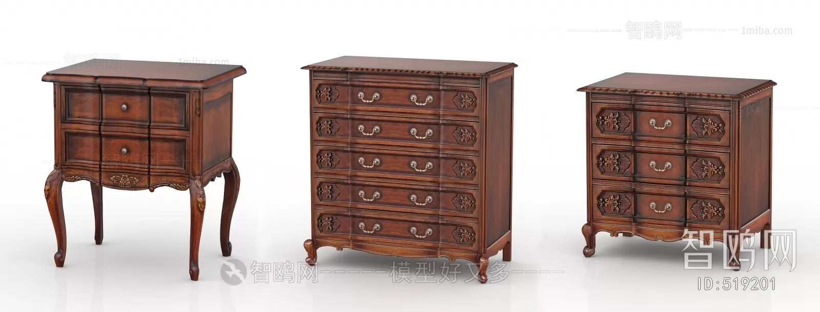 CLASSIC – BEDSIDE TAB 3D MODELS – 019 CLASSIC – BEDSIDE TAB 3D MODELS – 019