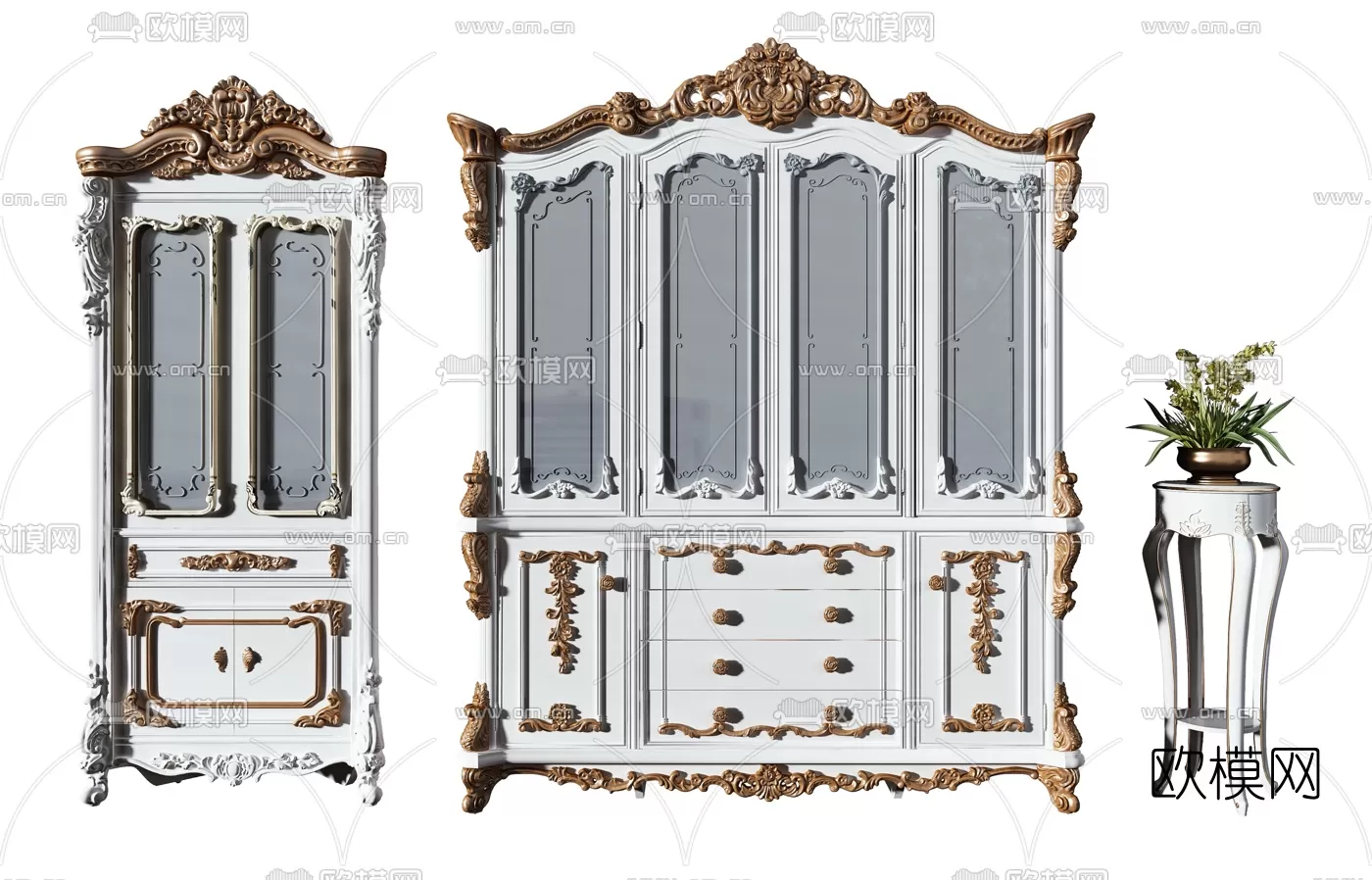 CLASSIC – CARBINET – 3DMODELS – 001 CLASSIC – CARBINET – 3DMODELS – 001