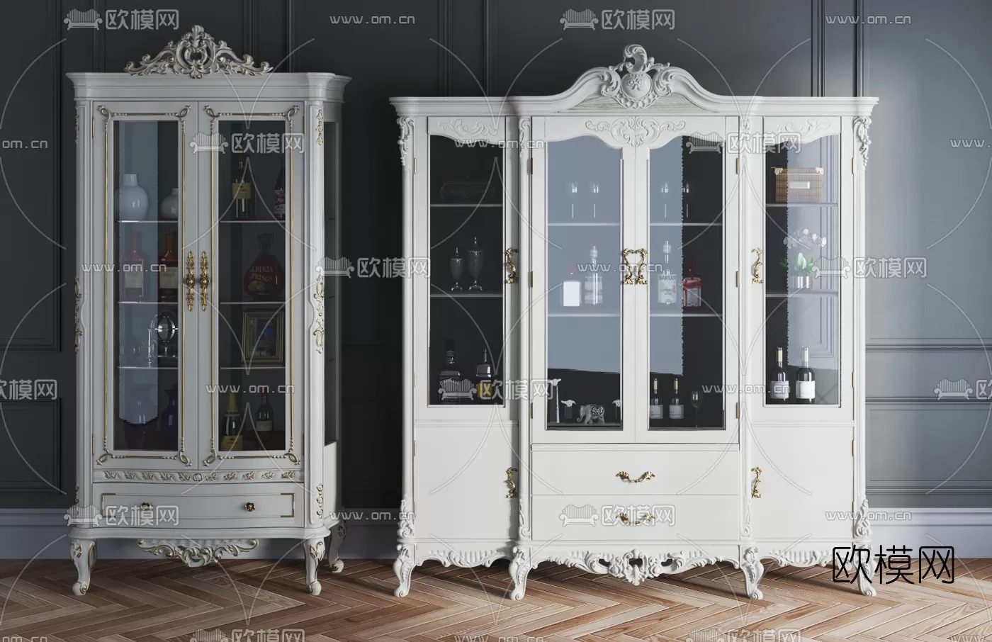 CLASSIC – CARBINET – 3DMODELS – 002 CLASSIC – CARBINET – 3DMODELS – 002