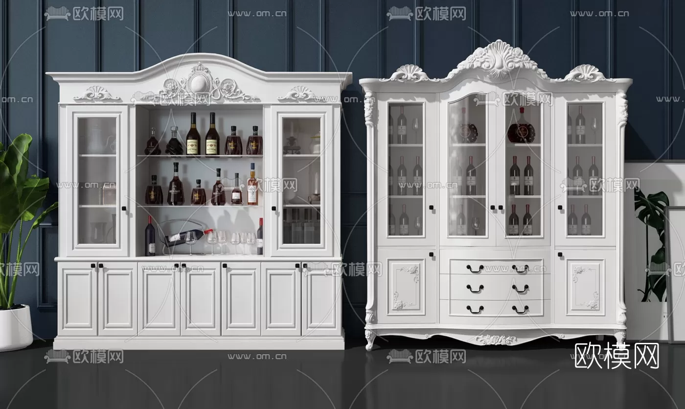 CLASSIC – CARBINET – 3DMODELS – 003 CLASSIC – CARBINET – 3DMODELS – 003